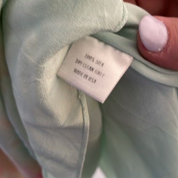 Christian Siriano Watercolor Silk Watercolor Cowl Neck Dress - Picture 6 of 6